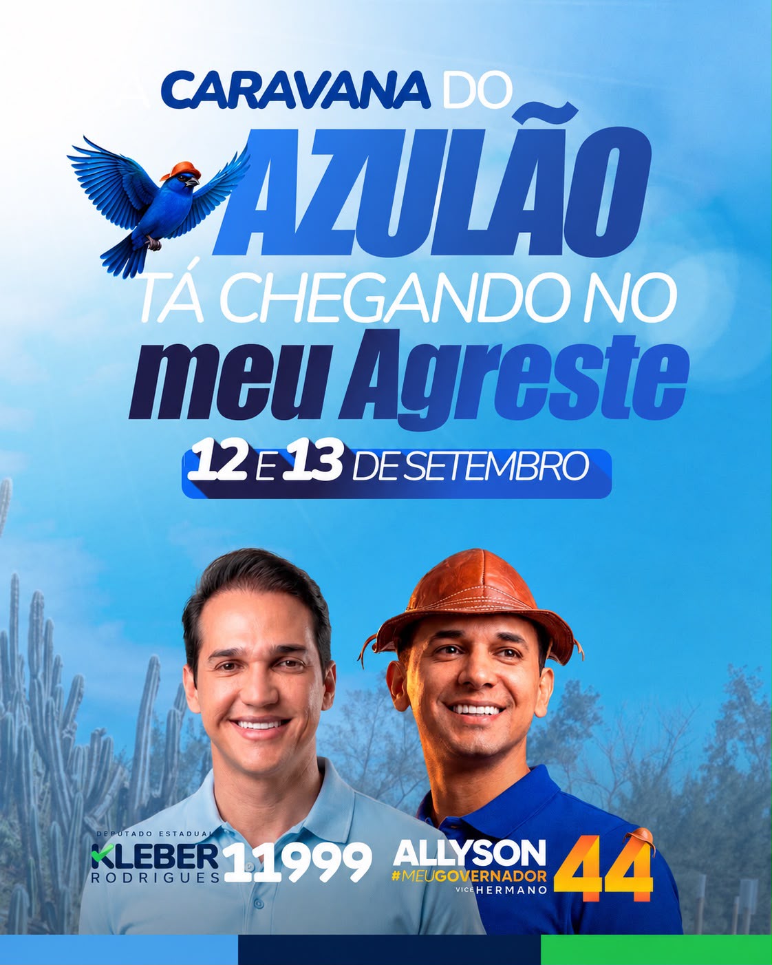 Kleber e Allyson fazem caravana no Agreste neste fim de semana