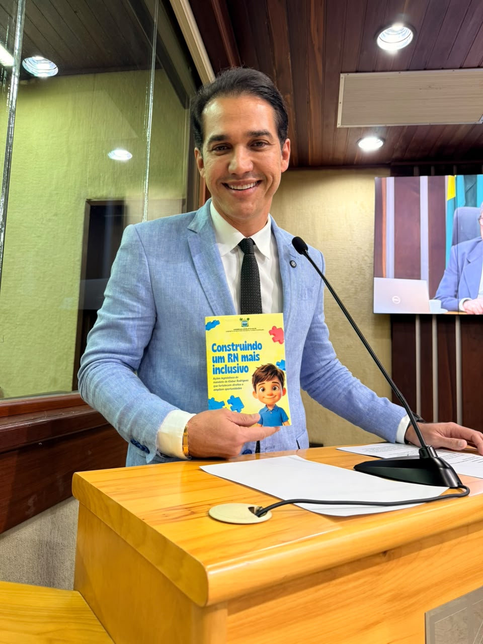 Deputado Kleber Rodrigues lança cartilha que reúne leis de inclusão aprovadas no Rio Grande do Norte