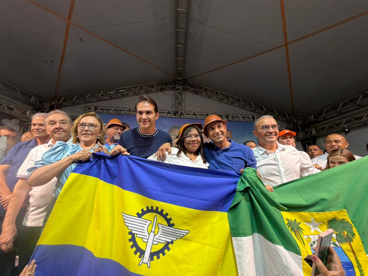 Kleber Rodrigues participa de ato de apoio da prefeita Nilda  a Allyson Bezerra em Parnamirim