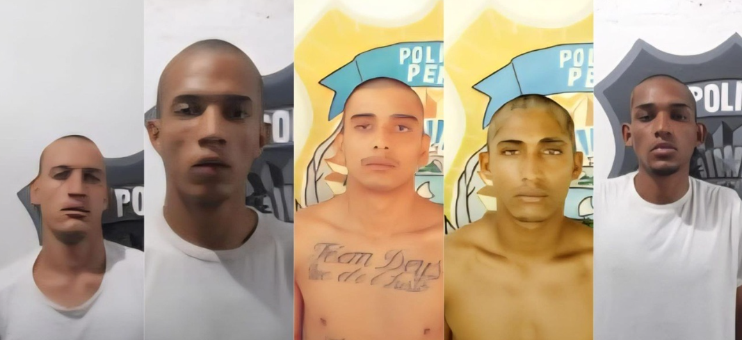 Duas semanas após fuga, cinco presos que escaparam da Penitenciária Estadual de Alcaçuz seguem foragidos